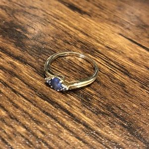 10K Yellow Gold Tanzanite Ring